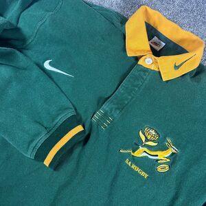 Nike Men's Vintage Nike South Africa SA Rugby 90’s Long Sleeve Jersey Size Large
